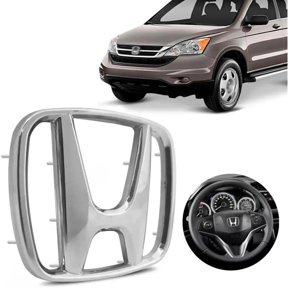 Emblema de Volante Marçon para Honda CR-V (Modelo com Pinos)