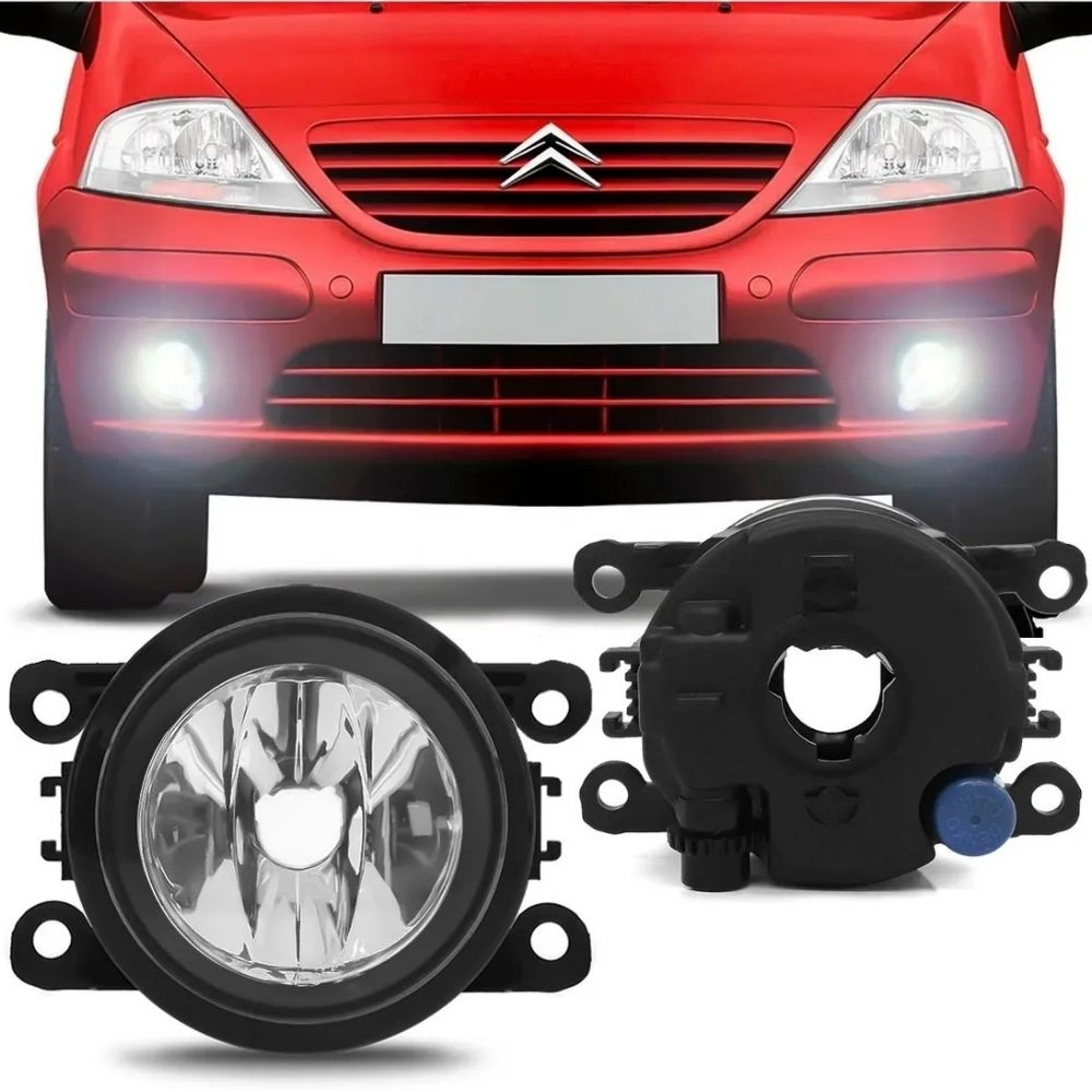 Farol de Milha Auxiliar Suits Universal (Aplicável em C3, Fiesta, Duster)