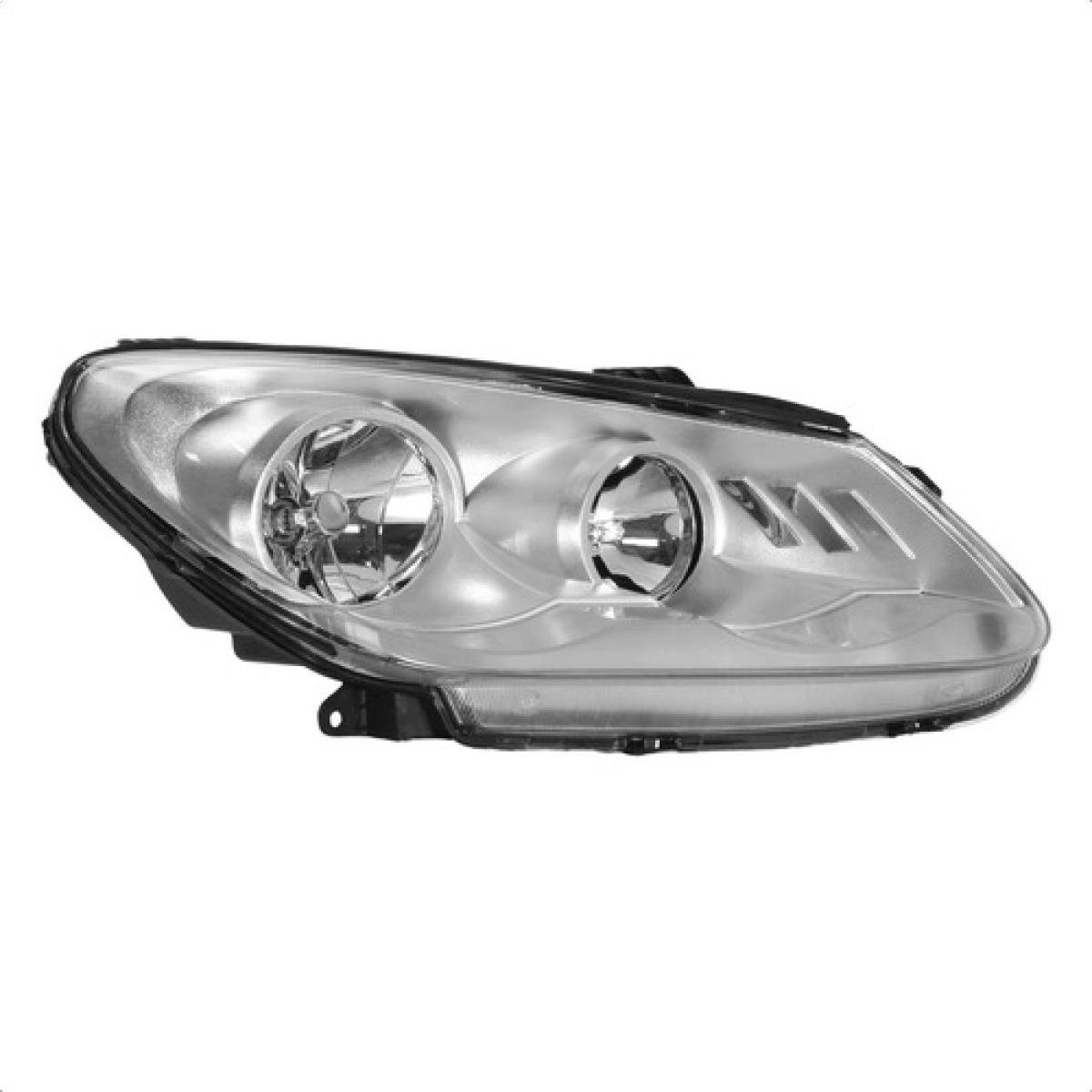 Farol Dianteiro Lado Esquerdo Chery Cielo 2010 2011 2012 Cromado Reposição