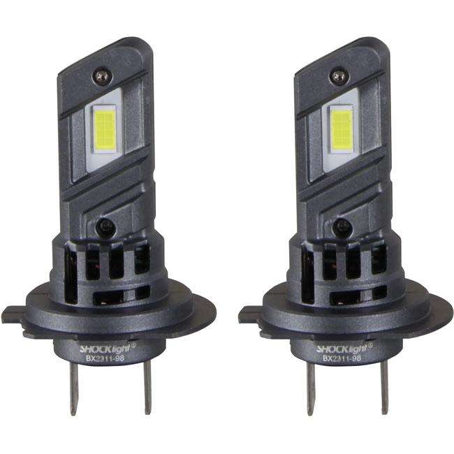 Kit Lâmpada Super LED Nano S14X H7/H18 Shocklight Para Branca - Linha S14 NANO