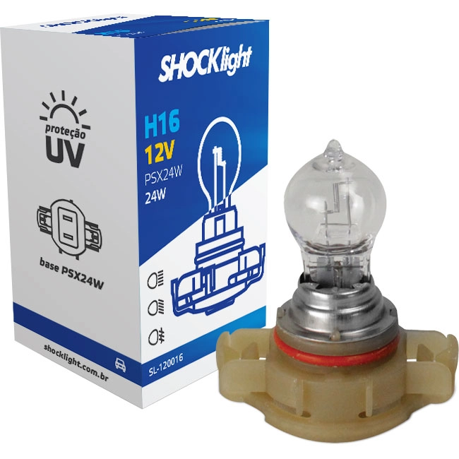 Lâmpada Ultra LED Infinity H16 Shocklight Para Farol Carro Branca