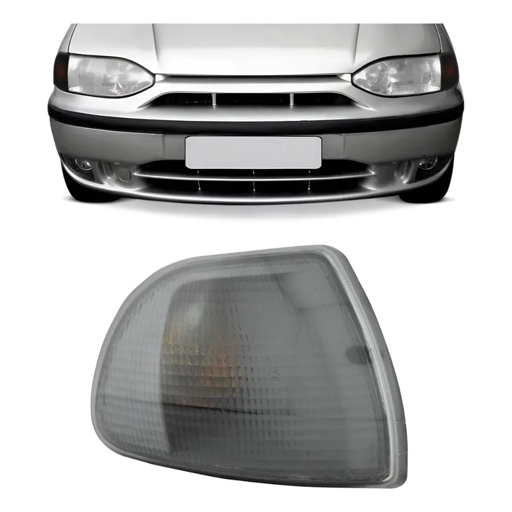 Lanterna Dianteira Pisca HT para Fiat Palio 1996 a 2000 Fumê Lado Direito