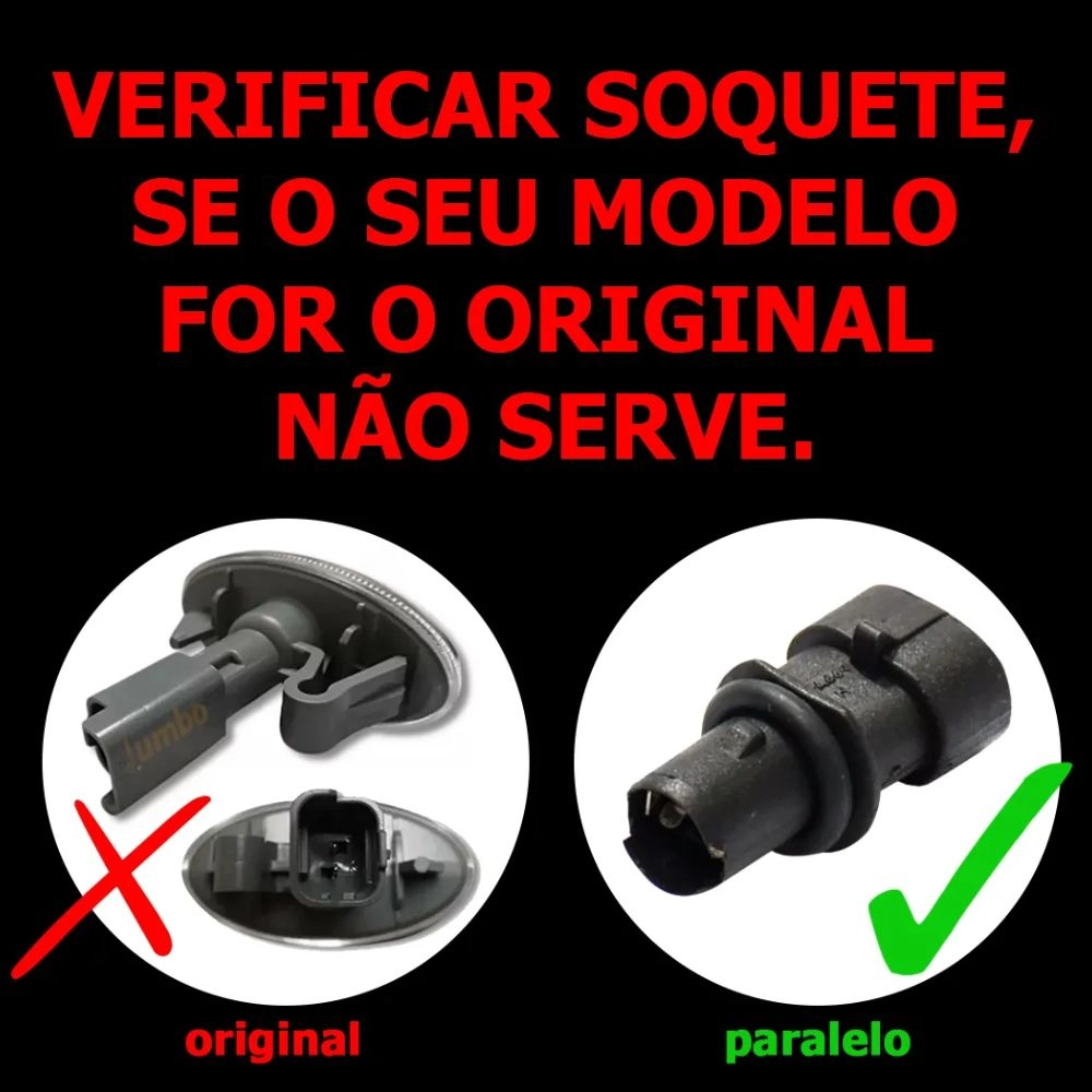 Lanterna Pisca de Para-lama DSC para Peugeot 207 / Citroen C3