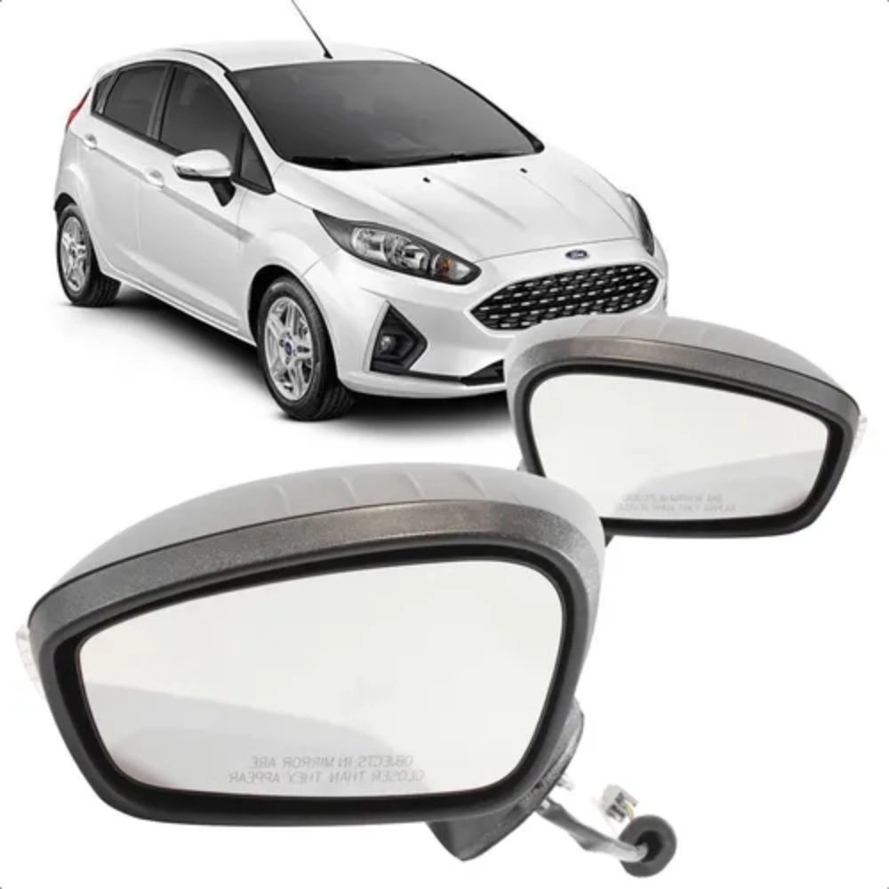 Retrovisor Lado Direito Fiesta 2011 A 2019 Elétrico Com Pisca Modelo Original